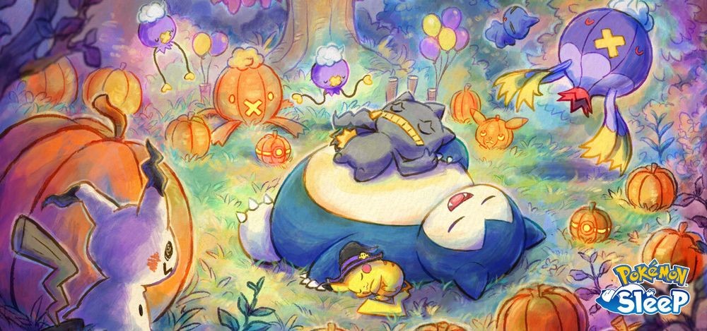 《Pokemon Sleep》公开「谜拟 Q 的睡前小故事」短片 万圣节活动即将到来