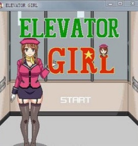 elevator电梯女孩像素桃子移植