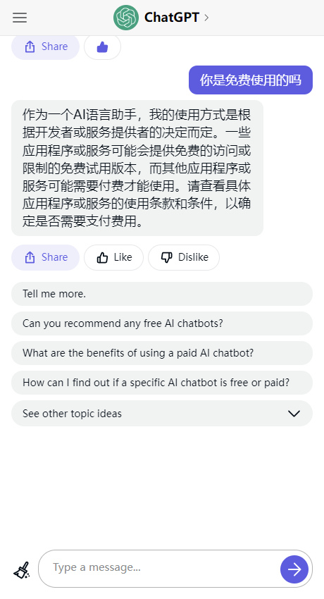 ChatGPT国内中文版截图3