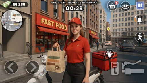 外卖员模拟器截图1