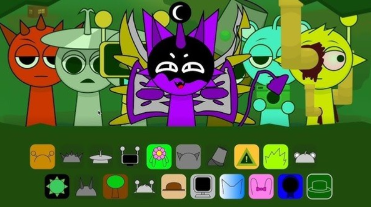 节奏盒子Sprunki绿核中文版截图4