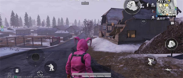 pubgmobile雪地钟塔港怎么打