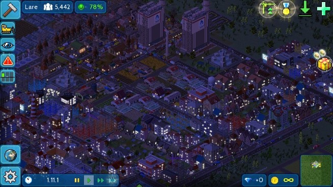 西奥小镇怎么调黑夜?3