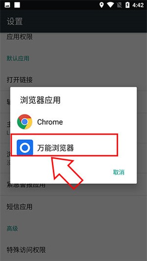 万能浏览器手机版下载安装2023怎么设为默认浏览器截图5