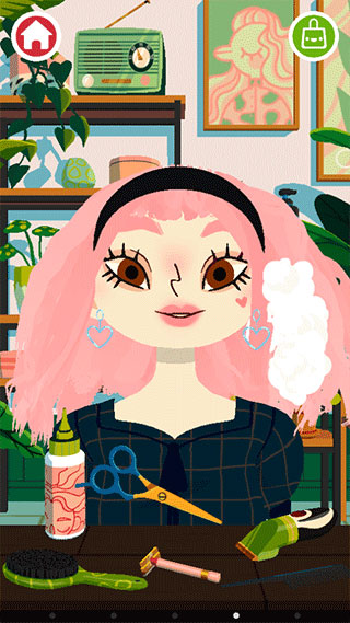 托卡美发沙龙4怎么开启化妆模式