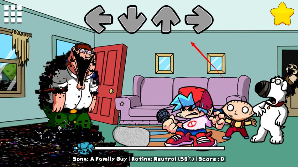 FNF错误化恶搞之家背水一战