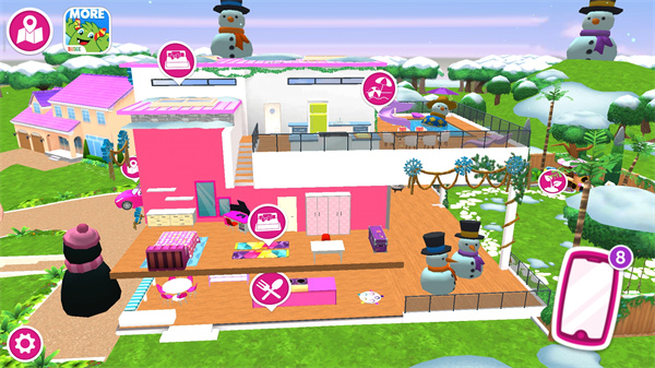 芭比梦幻屋全部解锁版2025