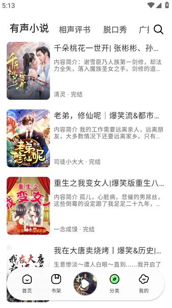 轻云听书去广告版