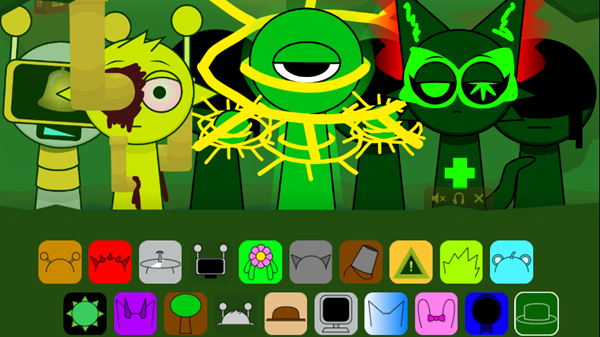 节奏盒子Sprunki绿核中文版