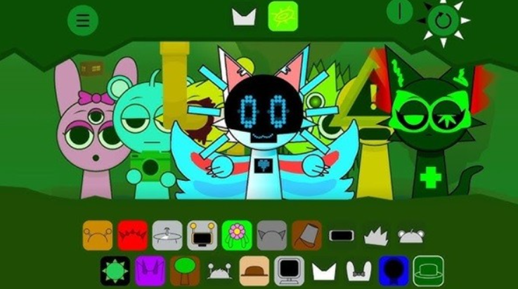 节奏盒子Sprunki绿核中文版