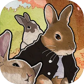 挤在一起的兔兔