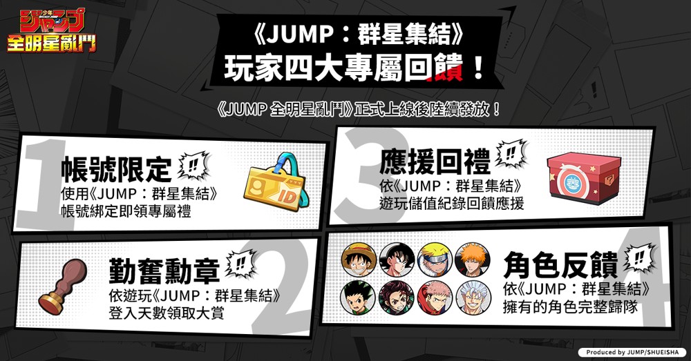 《JUMP 全明星乱斗》公布上市日期 同步开启事前预约
